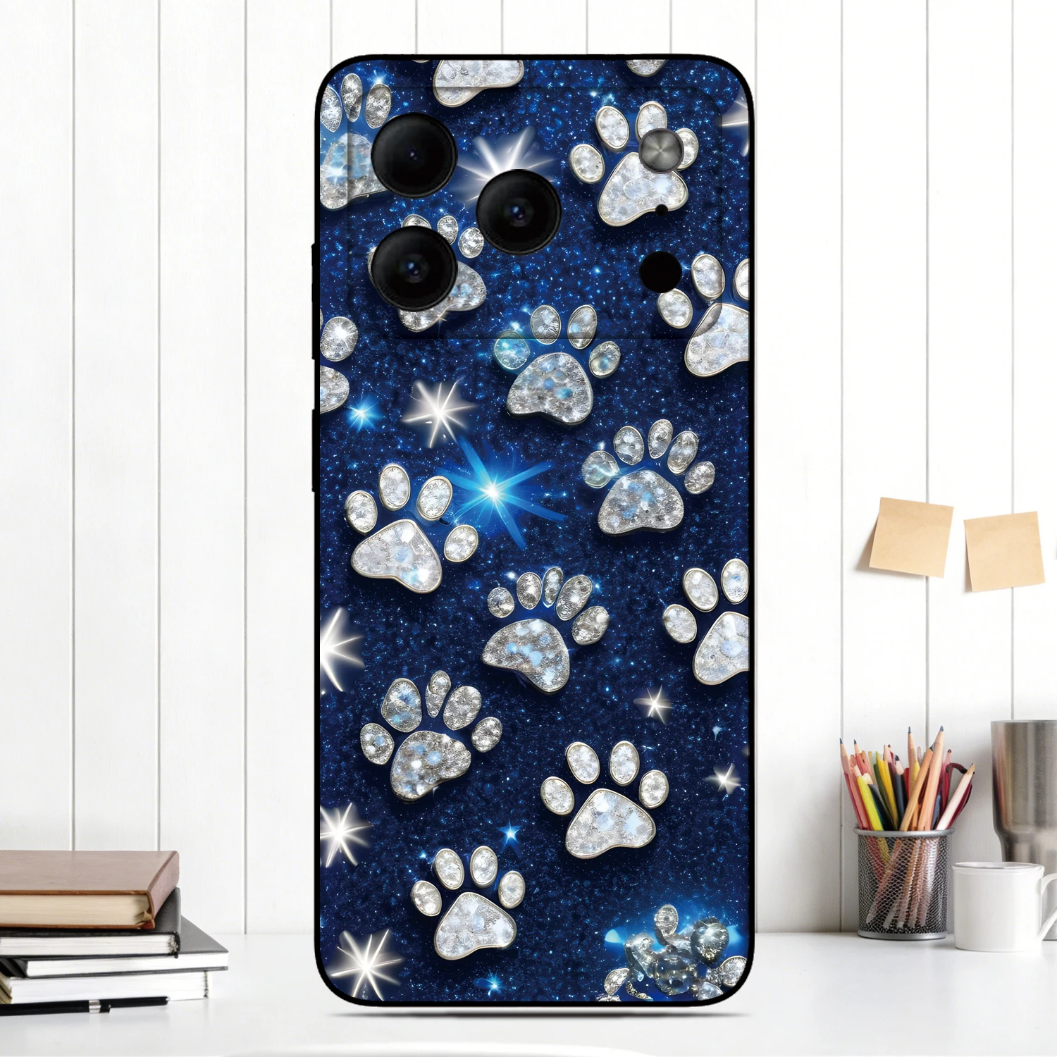 Painted Dog Paw Phone Case For ASUS Zenfone 10 9 8 Flip 5z ROG Phone 2 3 5 5s 6 7 Pro ZS630KL ZS661KS Custom Image Back Cover - view 4