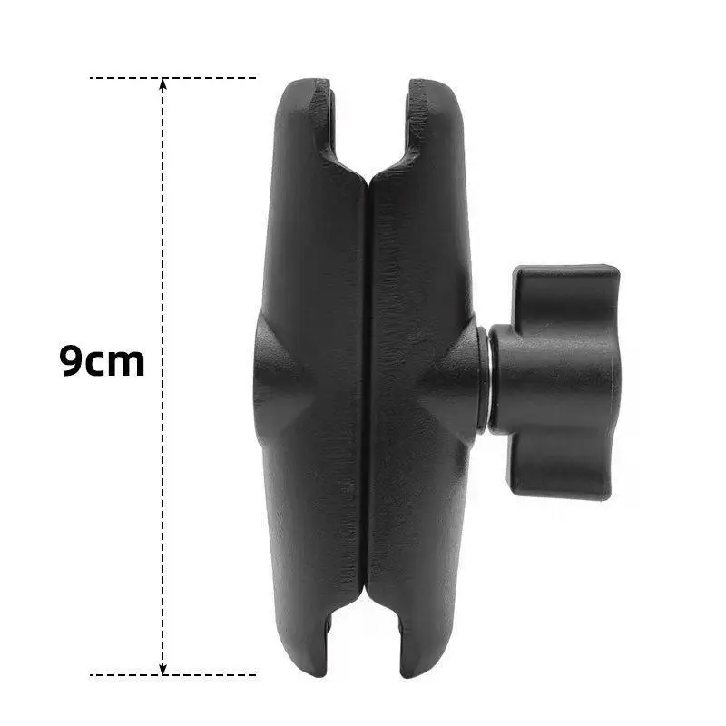 1" Ball Head Mount Adapter Pole Double Socket Arm Aluminum Alloy For RAM Mounts 6/9/15cm Lights Camera Extension Holder