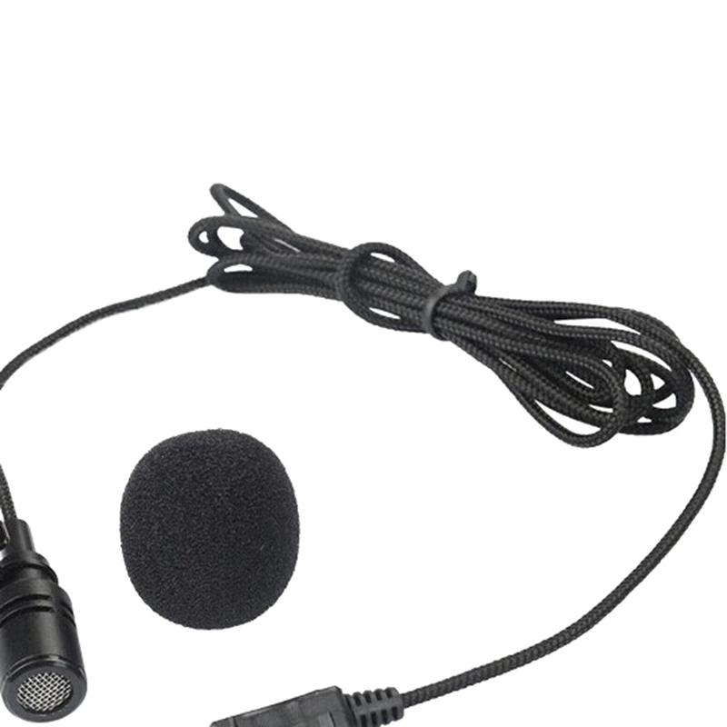 3.5mm Active Clip Microphone with Mini USB Audio Adapter Mic Cable for Gopro Hero 3 3+ 4 Action Camera Accessories Kit