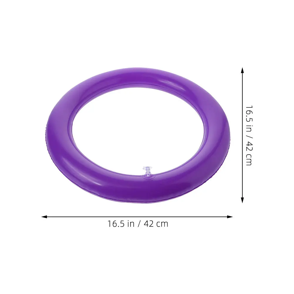 2 قطعة كرة يوجا قابلة للنفخ قاعدة مضادة للانزلاق حامل كرة لياقة بدنية ثابت حامل داعم لممارسة التوازن والتدريب #4