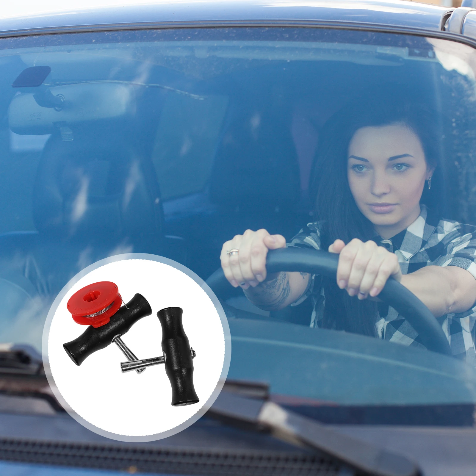 

Windshield Remover Car Tools Automotive Glass Removal Repair Windscreen Kit Window