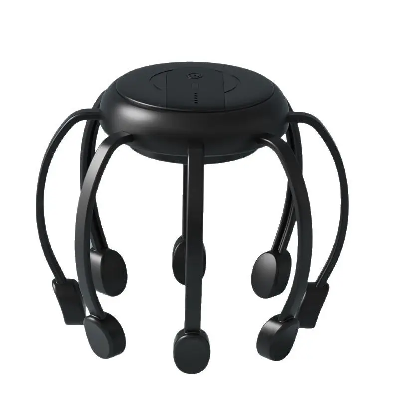 Electric Head Scalp Massager Adjustable Claws Cordless Deep Relax Stress Relief Massage Tool for Home Travel Use