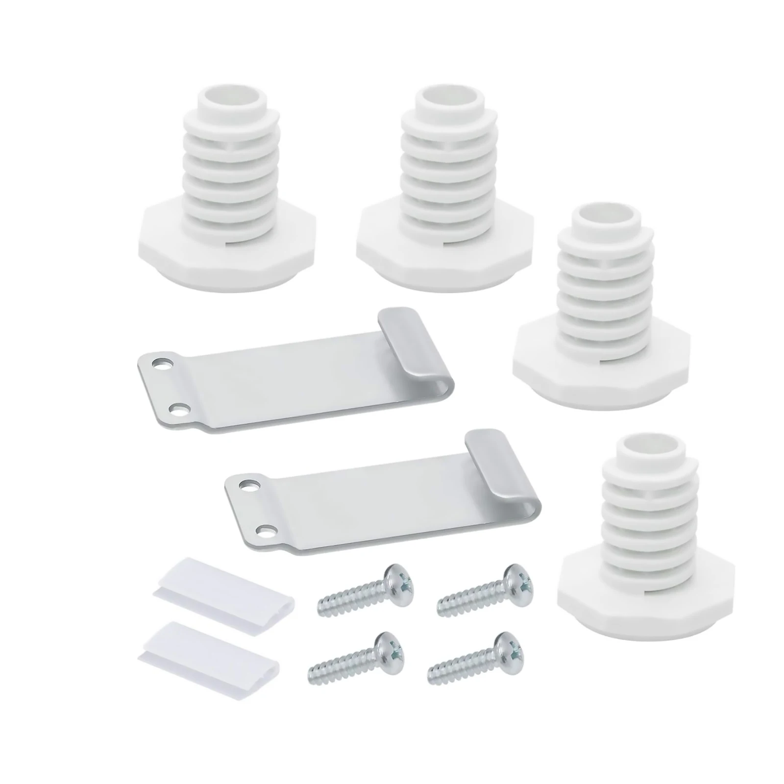 12Pcs/Set Stacking Kit W10298318 W10869845 For Whirlpool For Kenmore Washer Dryer Machine Accessories Replacement Repair Parts