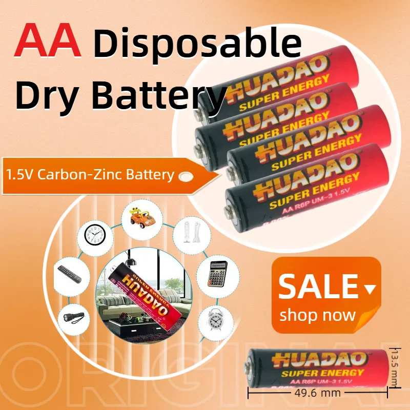 top1.5V AA Alkaline Batteries Dry Battery for Camera Remote Control Calculator Alarm Clock Mouse High Power Leak-Proof Discount