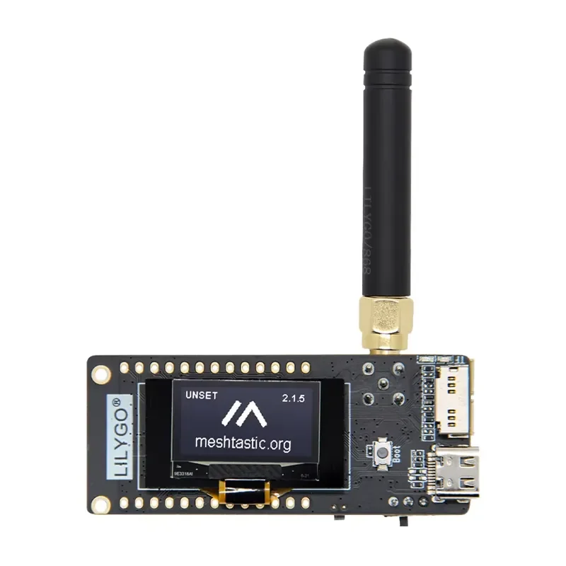 T3S3 V1.2 Meshtastic ESP32-S3 LoRa 868/915Mhz 2.4G WiFi for Wireless Development Module 0.96'' AMOLED Display