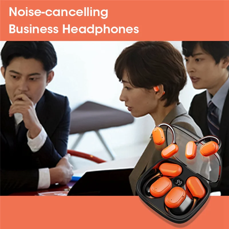 A57G-Беспроводные наушники Bluetooth 5,3, водонепроницаемые спортивные наушники с шумоподавлением, ушные крючки, стереогарнитура для телефона