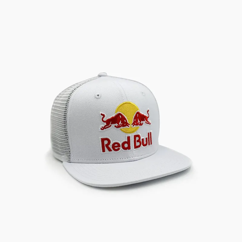 التطريز الأحمر الثور شقة حافة قبعة بيسبول قبعة سائق الشاحنة الرجال النساء أربعة الموسم في الهواء الطلق في الهواء الطلق عادية الرياضة قناع واقية من الشمس قبعة