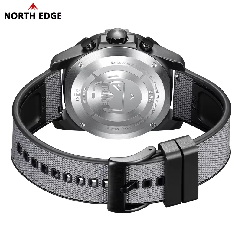 NORTH EDGE 2025 BLAZE Men's So - Solar Powered Watch ulasan dan harga