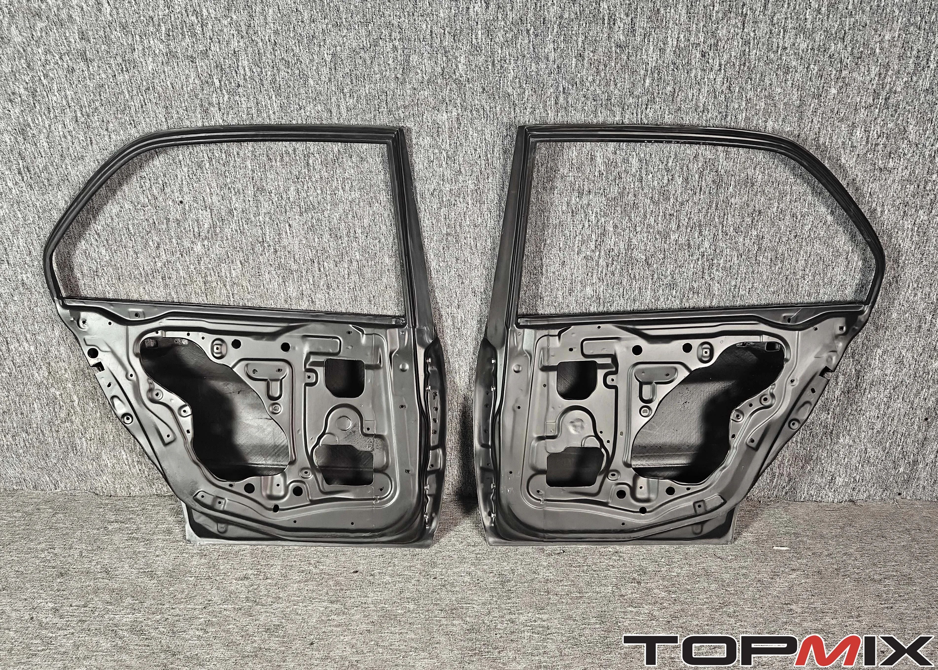 リアルカーボンファイバー車のドア三菱ランサーエボリューション 7/8/9 に適合