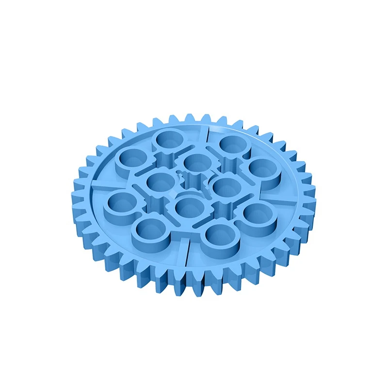 Blocos de construção Gobricks GDS-1099 técnico, dente de engrenagem 40 educacional compatível com 3649 peças de bricolagem infantil