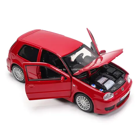 Maisto 1:24 Volkswagen Golf R32 bil Antik bil Statisk gjuten bil Samlarmodell Bil Leksakspresent Tide Play 12 best sales VW Golf 4 Miniatyr - №3
