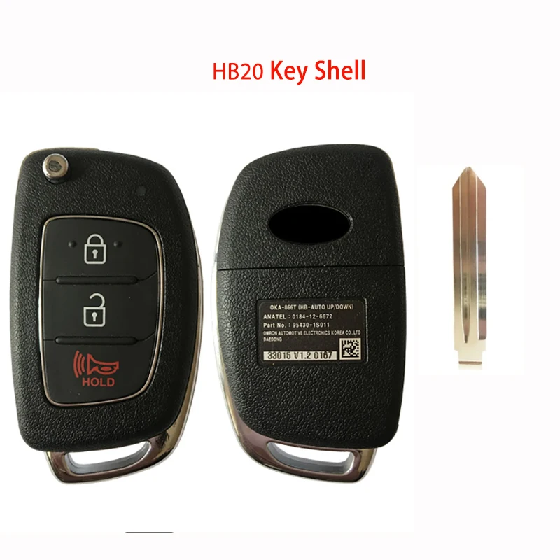 New Car Key For Hyundai HB20 IX35 I45 SANTA FE Accent I40 I20 HY15/HY20/TOY40 Blade Key