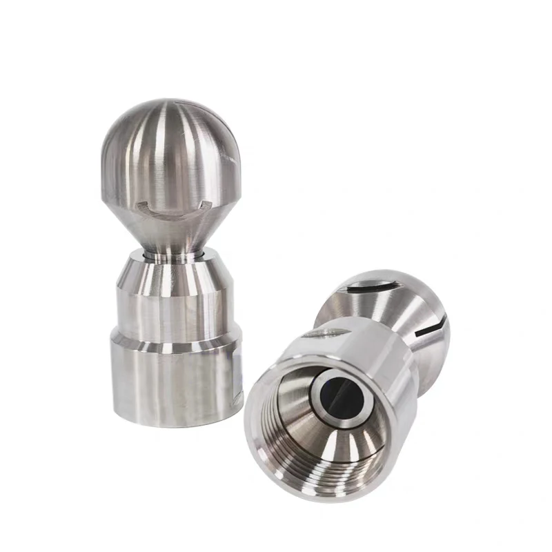 

1 шт. 3/8 "-2" BSPT SS316, вращающийся шарик-распылитель из нержавеющей стали, санитарная внутренняя резьба, чистящая головка бака CIP, покрытие на 360 градусов, фитинги для мытья