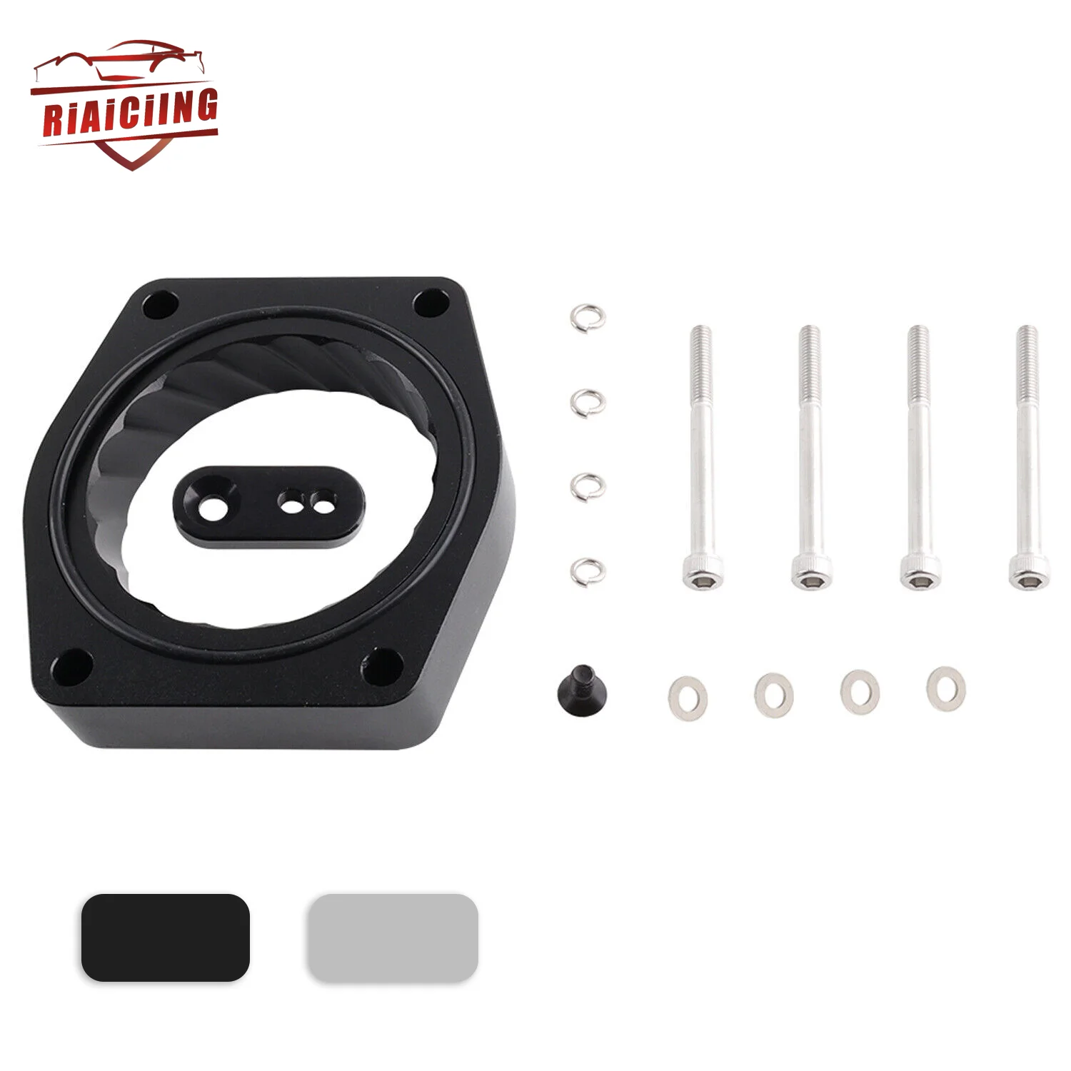 

Aluminum Throttle Body Spacer For Chevy Silverado For GMC Sierra 4.8L 5.3L 6.0L 2007-2013 Wear parts Intake Gasket