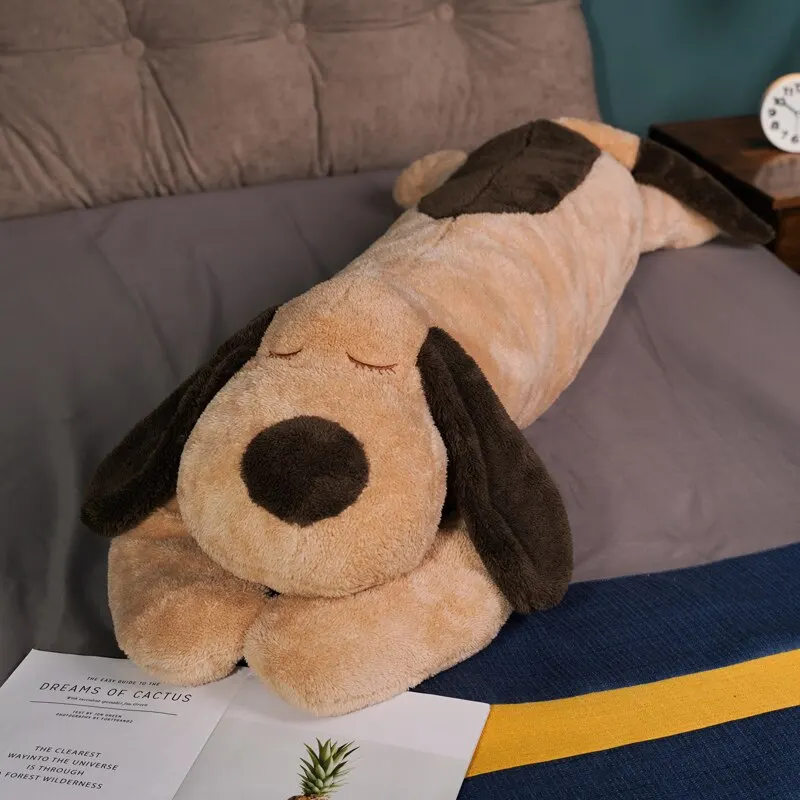 Almohada de felpa de algodón suave para perro, muñeco de peluche para bebé, almohada para dormir, regalo para novia, 85cm