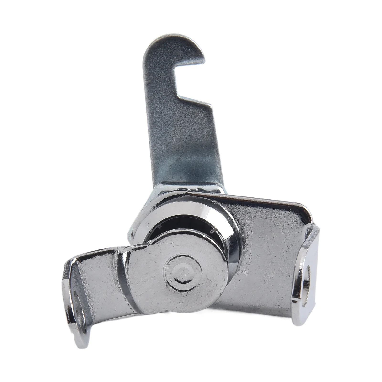 Cam Lock with Turn Tongue and Padlockable Feature for Cabinet Doors Drawers Storage Lockers and File Cabinets Zinc Iron Build