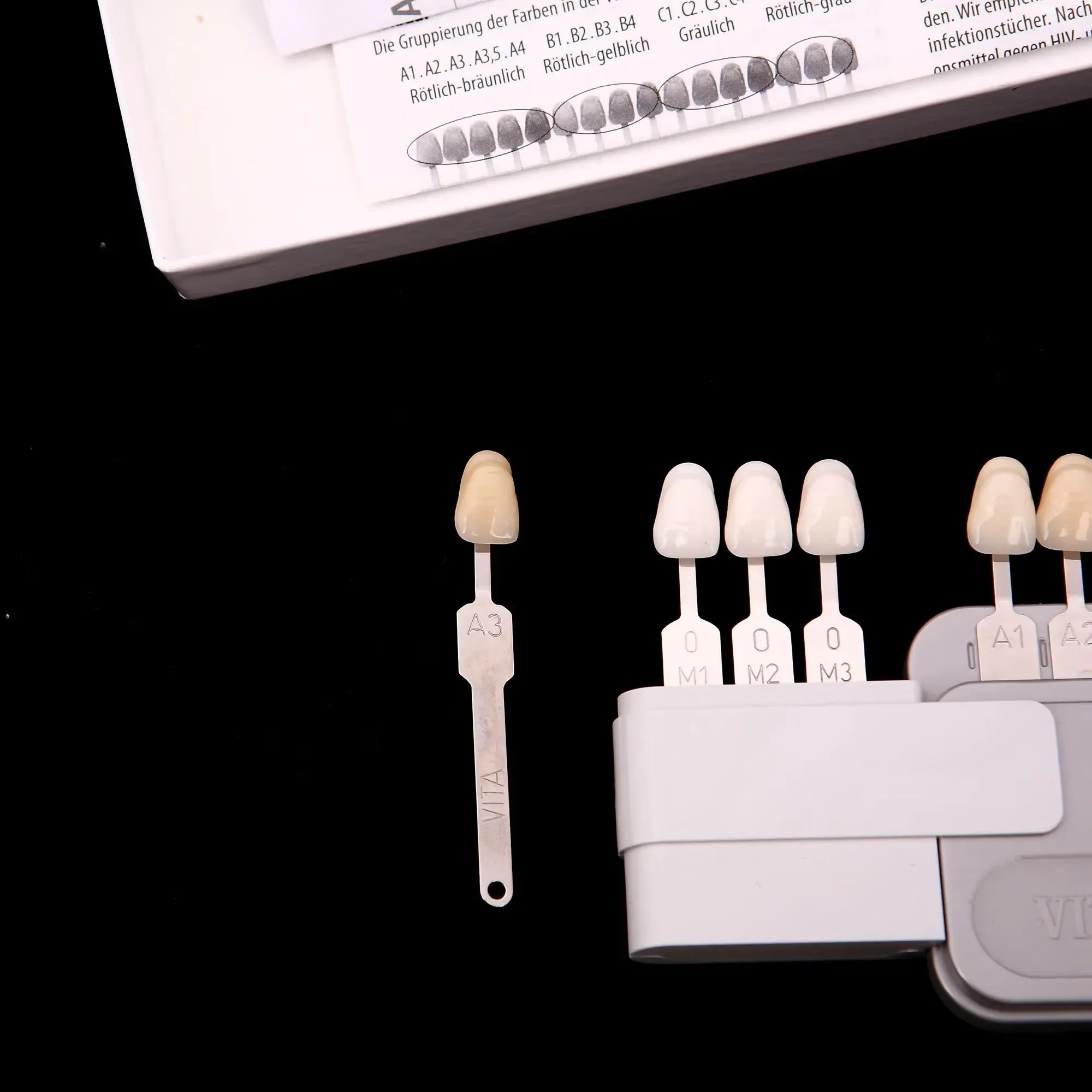 VITA 16 Colors Dental Teeth Sh - Teeth Whitening Shade Guide review and price