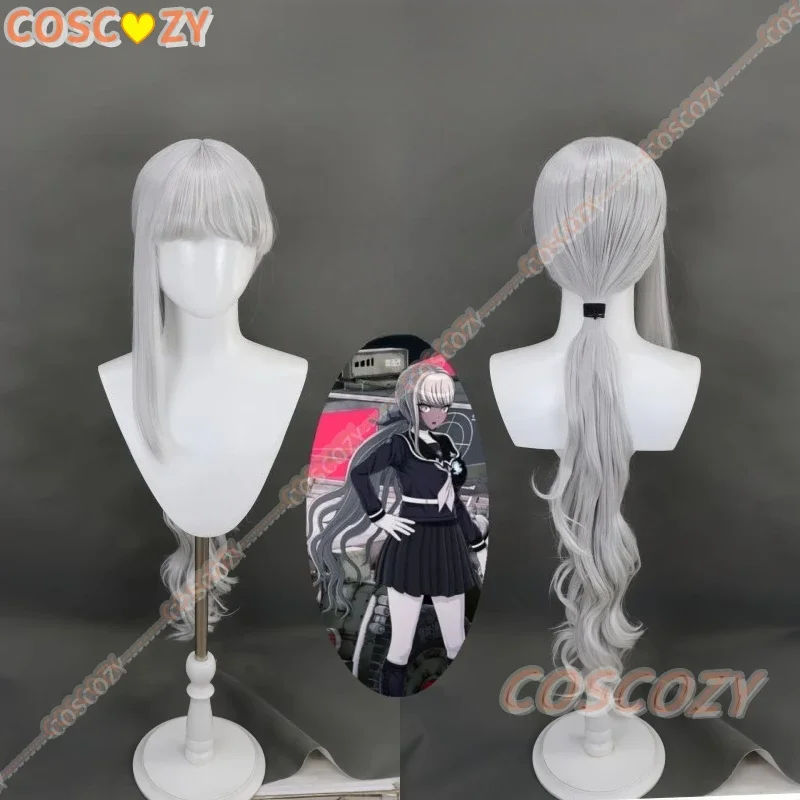 

CosplayHundred Days War Chronicle: Final Defense Academy Kawana Tsubasa Cosplay Wig Long Silver Gray Wigs