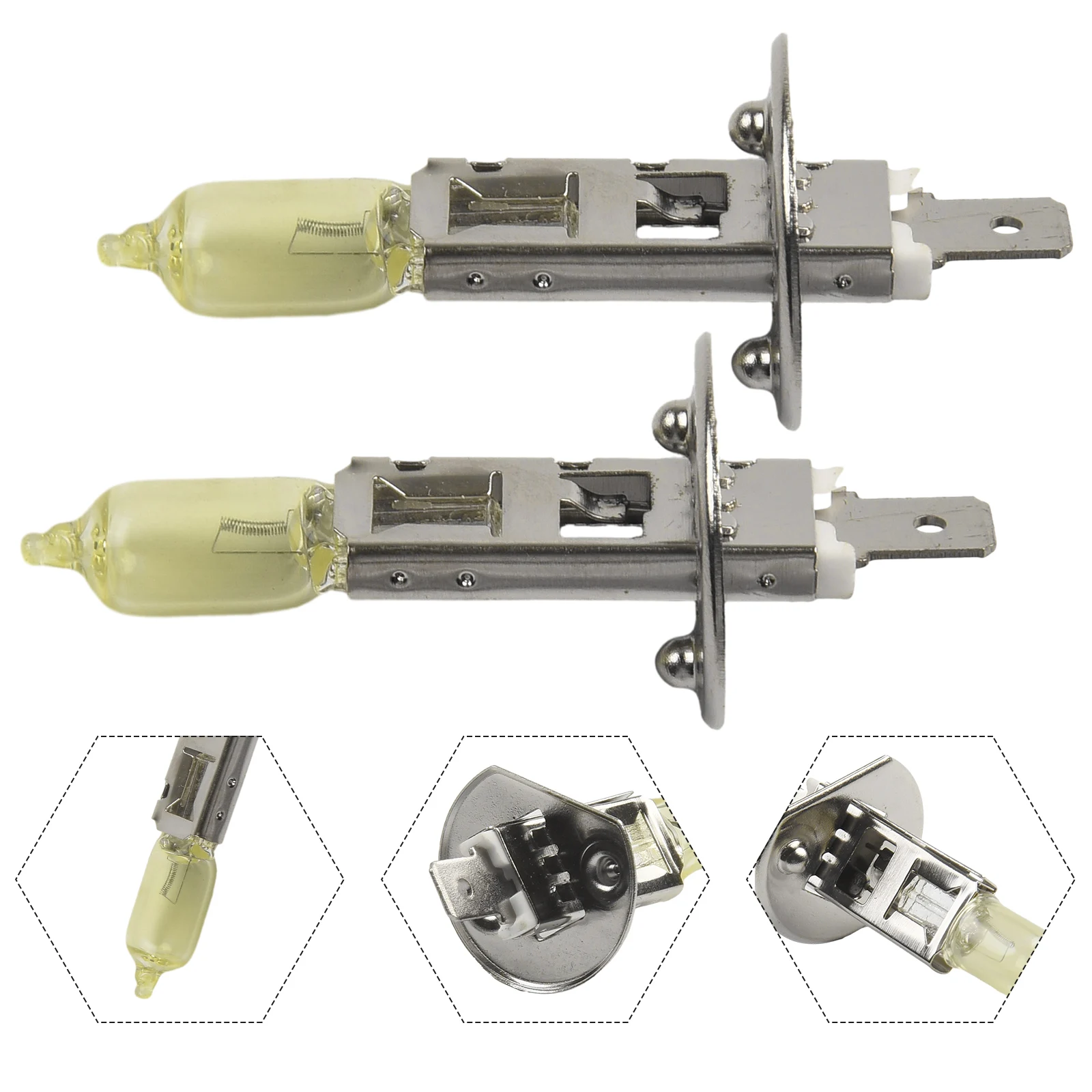 

High Quality Practical Brand New Car Headlights Halogen Bulb 2pcs 360 Degrees 50000H Aluminum Alloy Bulb Daytime