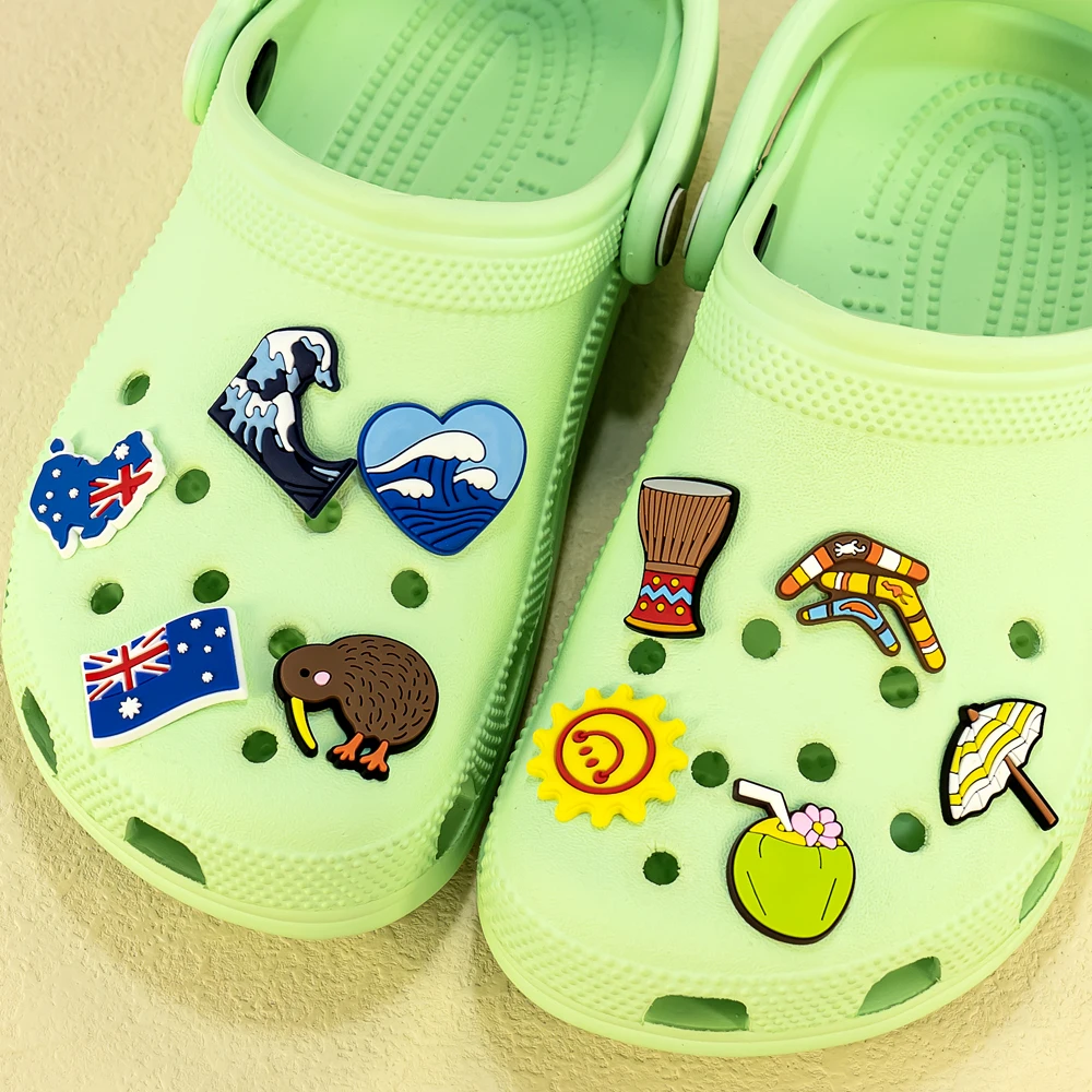 30pcs PVC 호주 스타일 구두 매력 샌들 액세서리 - Men'S Accessories Australia 리뷰 및 가격