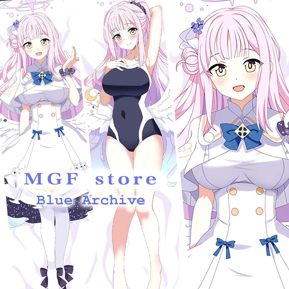 

Mika Misono Anime Dakimakura Cartoon Soft Throw Case Hing Game Blue Archive Cosplay Body Pillowcase Print Pillow Cover