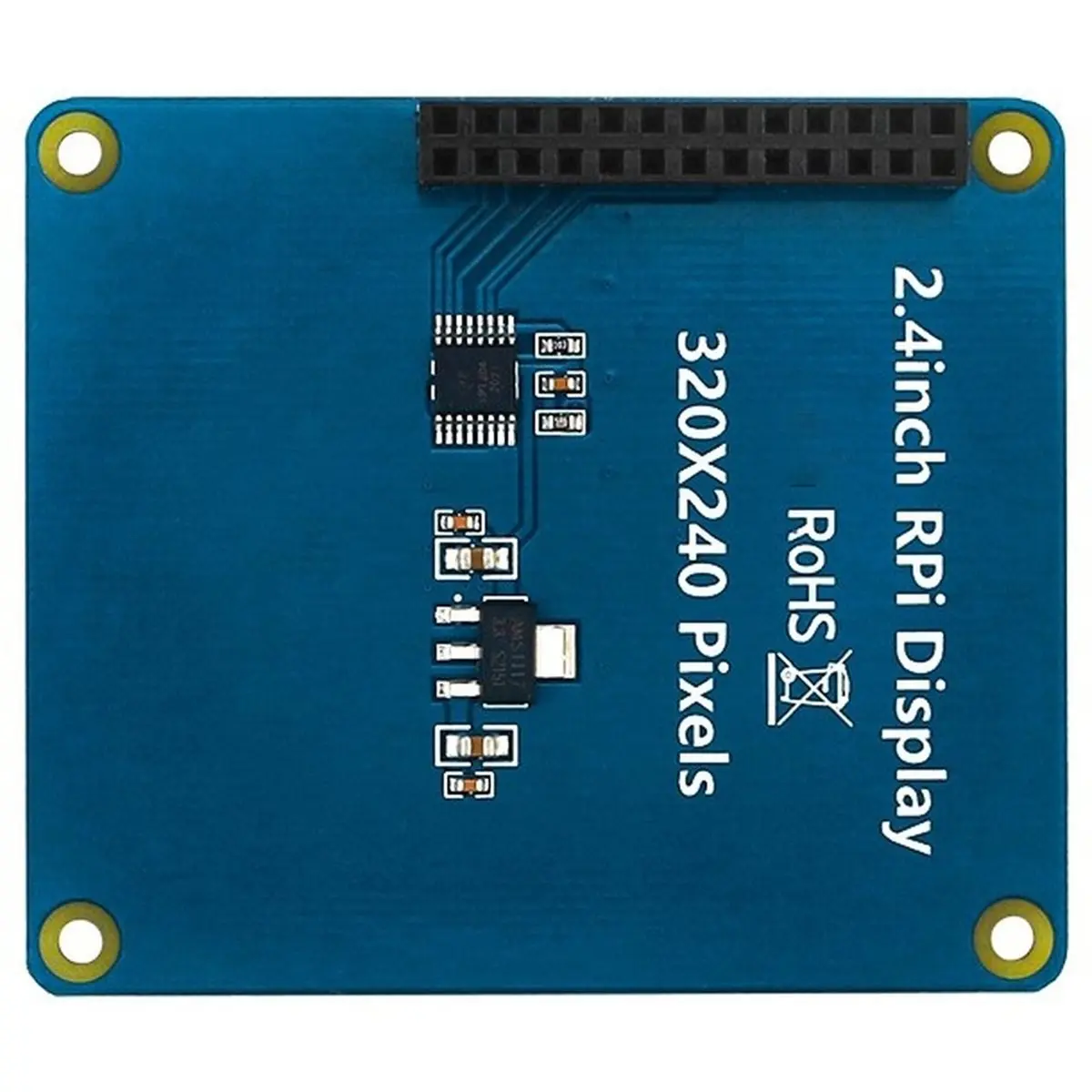 2,4-дюймовый сенсорный экран для Zero/W/2W с интерфейсом SPI, TFT LCD монитор 320x240 для Pi 5, 4B, 3B+, 3B, 3A+