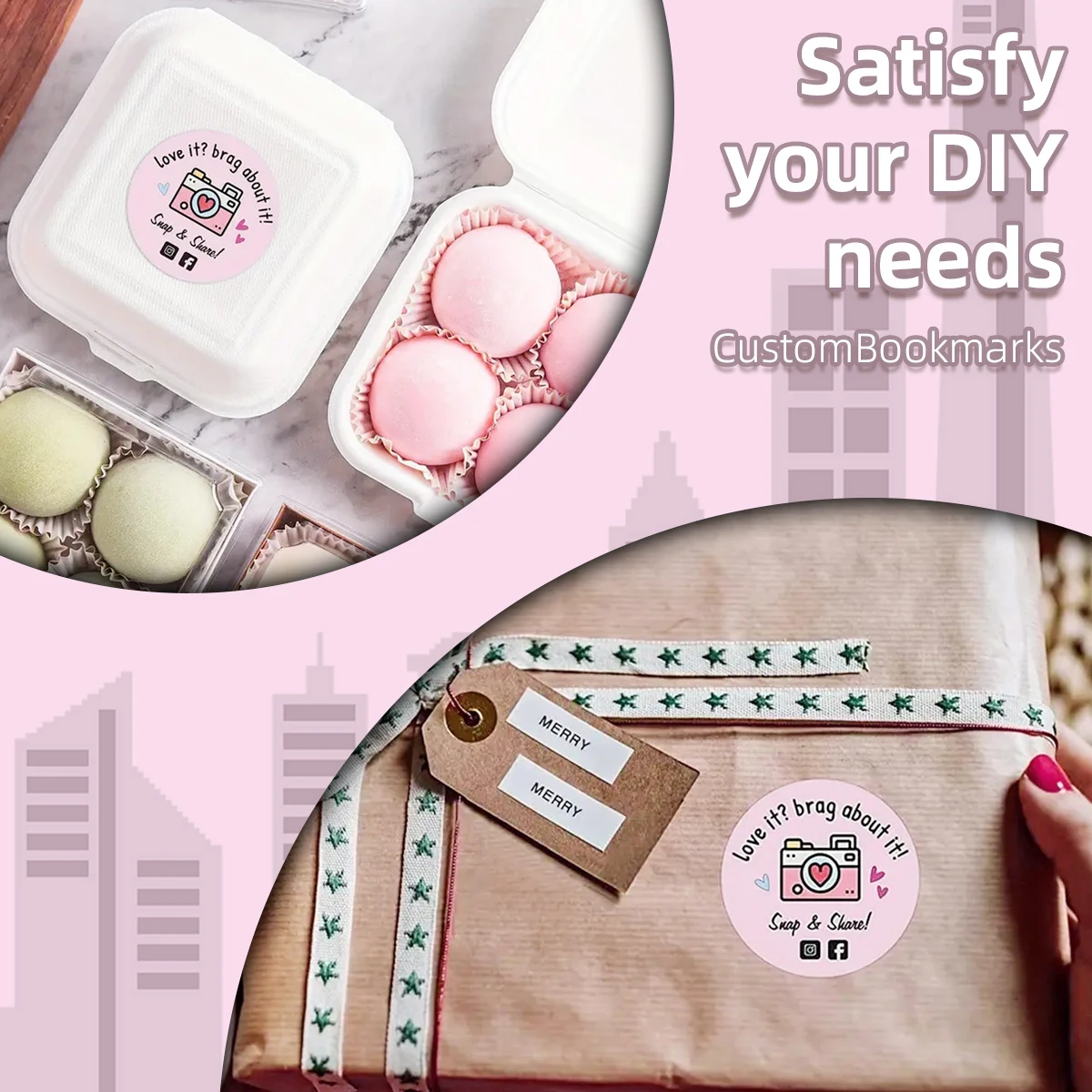 Marklife D100 thermal shipping label printer desktop label printer compatible with Smartphones and computers for Small Business