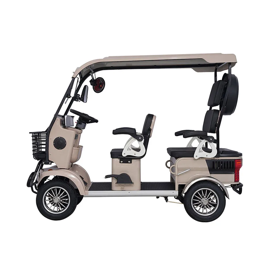 Good Quality Electric Golf Cart 60V 18-Pipe 4 Wheel Electric Bike Electric Quadricycle Mobility Scooter for Adult