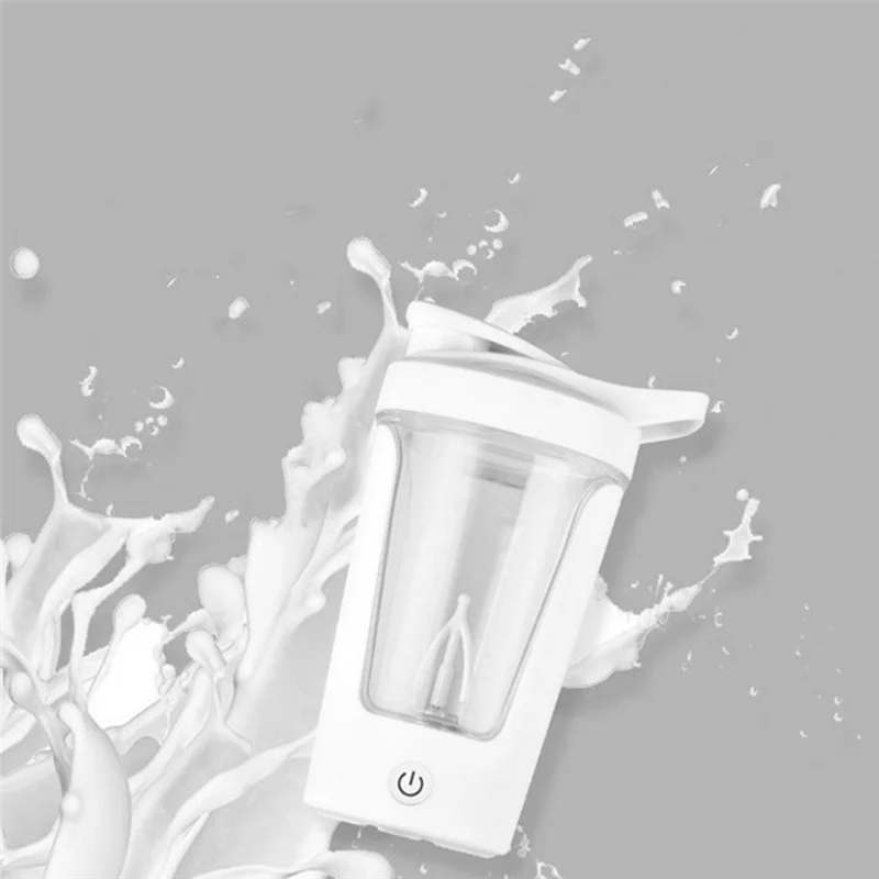 كوب خلط كهربائي، مسحوق بروتين قابل لإعادة الشحن، خلط كوب حليب القهوة المقاوم للتسرب، كوب خلاط للياقة البدنية الرياضية