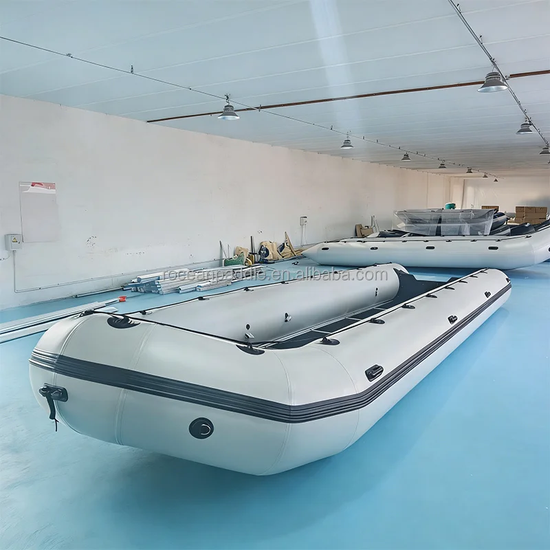 Large Inflatable Boat 7-10m Length 1.2/1.5mm PVC/Hypalon With Outboard Motor CE Approved