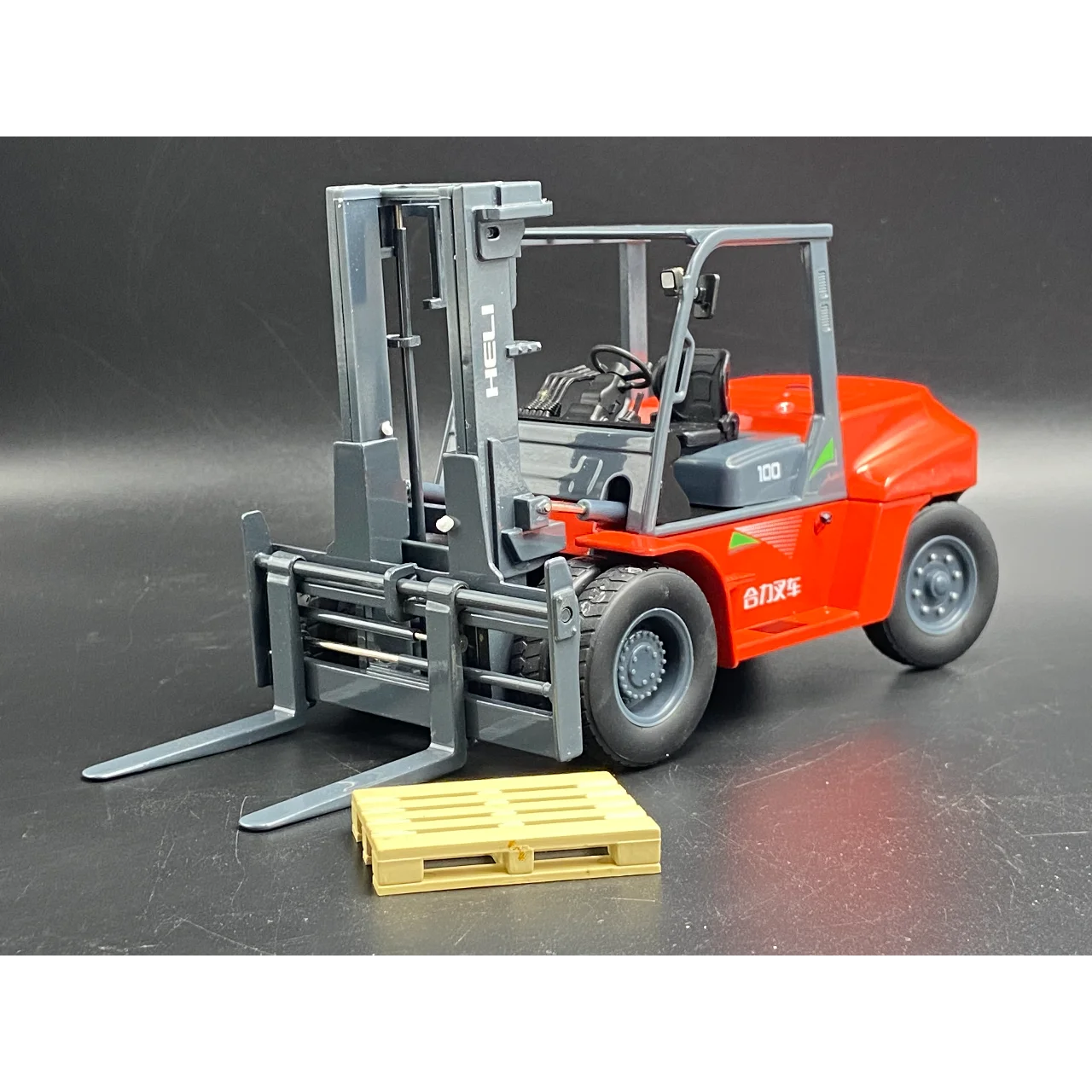 

Литой под давлением масштаб 1:25 HELI G Series 10T, модель вилочного погрузчика из сплава с внутренним сгоранием, коллекционная игрушка, подарок, сувенир