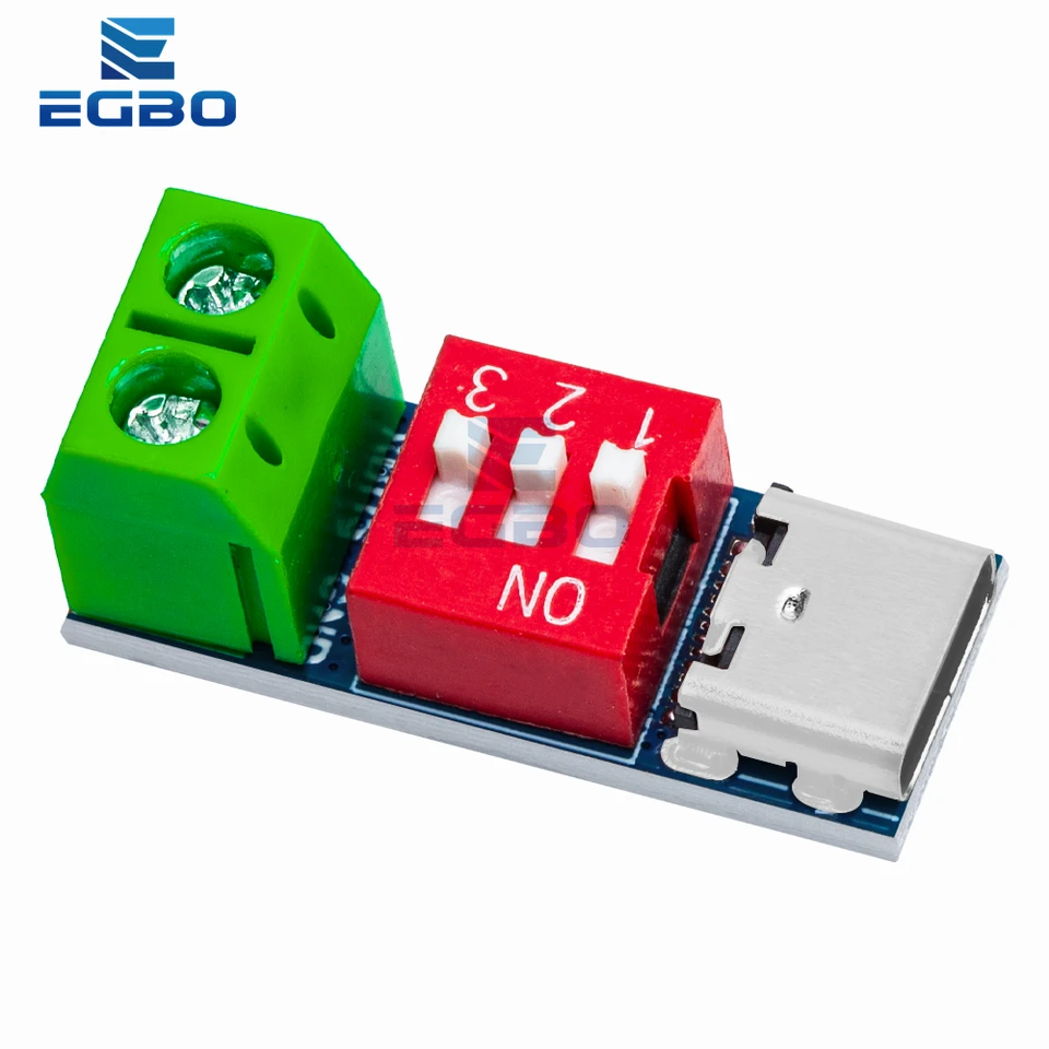 5er-Pack USB-C PD Trigger Board – Einstellbare Spannung Bis 20V, 100W, Für Schnelles Laden Und DIY-Projekte