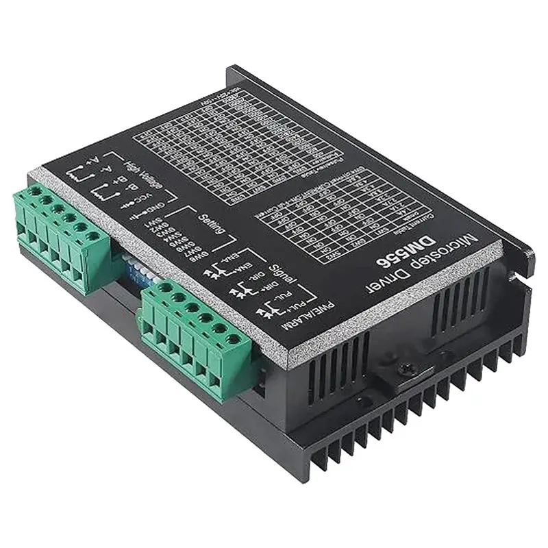 A27F-5X DM556 CNC Digital Stepper Motor Driver 2-Phase Stepper Motor Driver 20-50V DC Max 5.6A 128 Subdivision For Motor