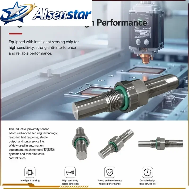 High Voltage Resistant Proximity Switch PM AN 270321.001 38/98 VSU Cylindrical All Metal Stainless Steel Integrated