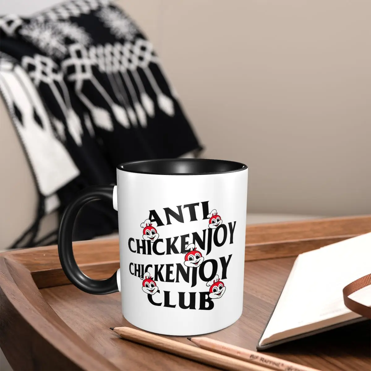 Jollibee Chickenjoy Club Hypebeast Filipino Mug Funny Ceramic Coffee Cups Tea Mugs Milk Cup Drinkware Gifts for Friends