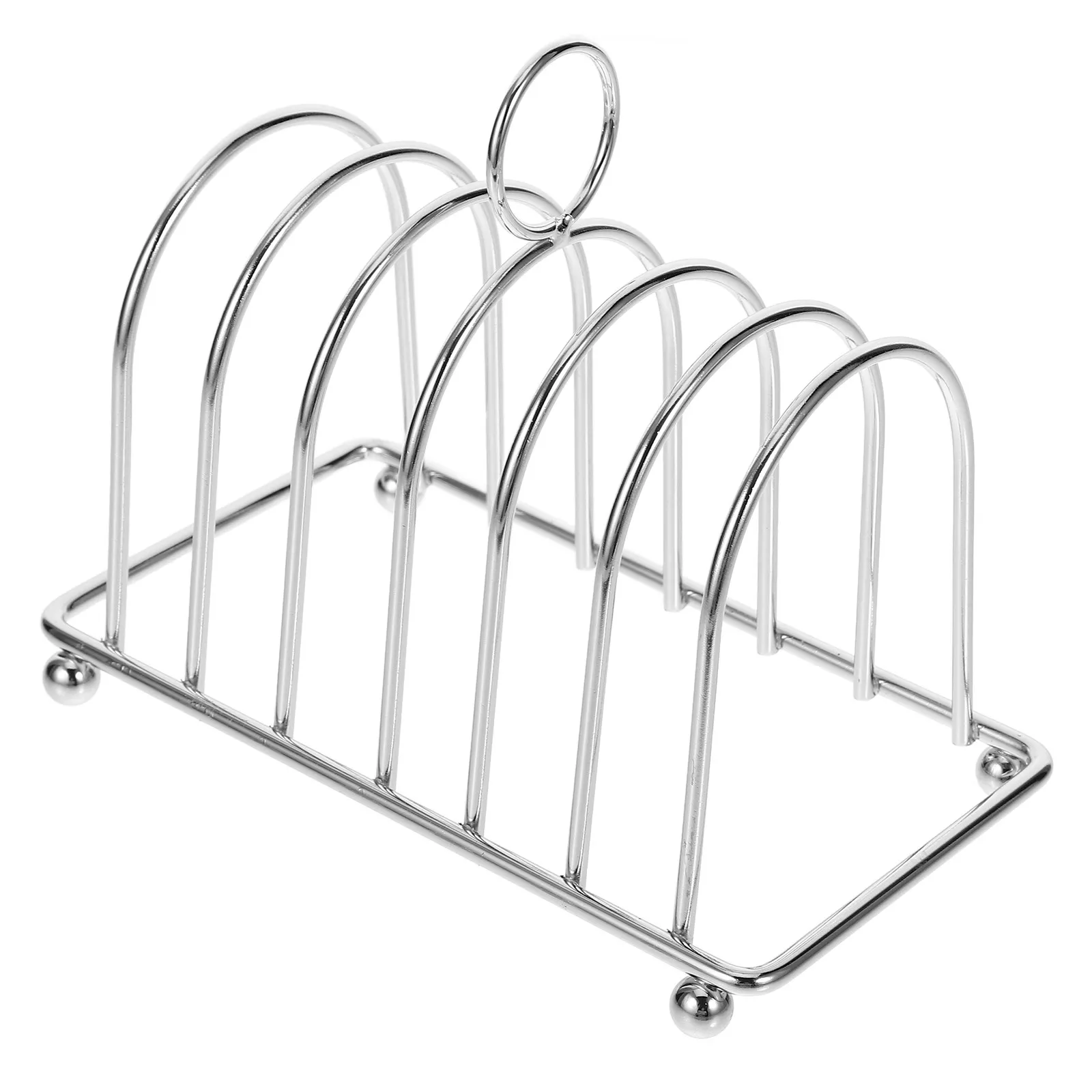 Metal Bread Rack Exquisite Workmanship Desktop Toast Stand Kitchen Countertop Toast Storage Rack Household Use