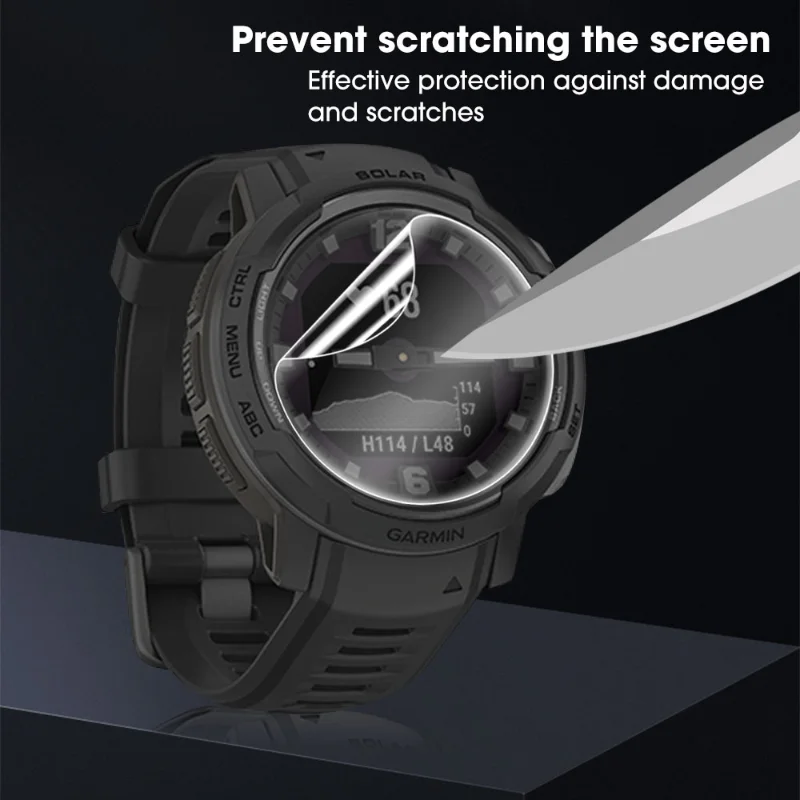 1-10pcs Screen Protectors for Garmin Instinct Crossover Soft TPU Protective Film for Instinct Crossover Smart Watch Accessories