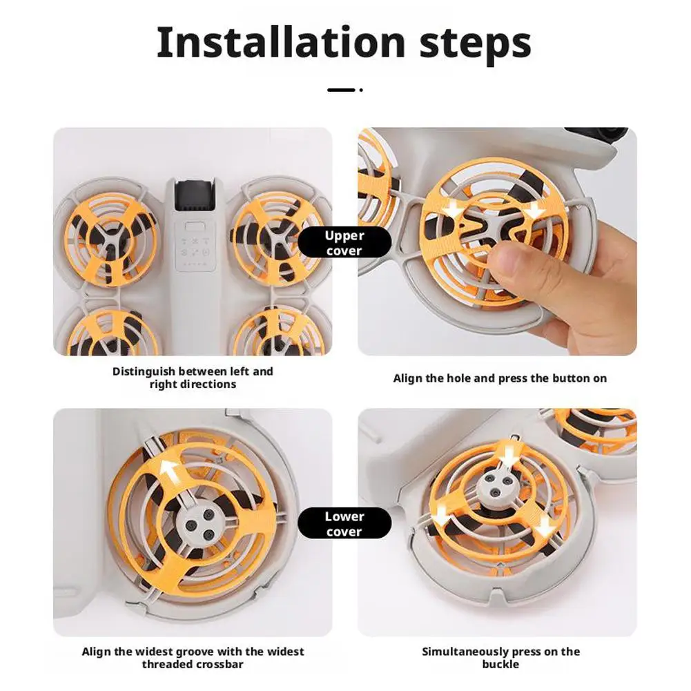 For DJI NEO Drone Anti-scratch Finger Protection Cover Lightweight Design Paddle Wings Protection Safety Flight Accessories Kit