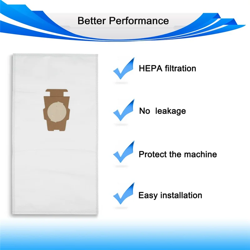 ABKR-10PCS ダストバッグ Sentria 掃除機 G7E/G10/G10E/G5/G6/KY10/MK2/MK3 205811、205814 真空ゴミ袋アクセサー