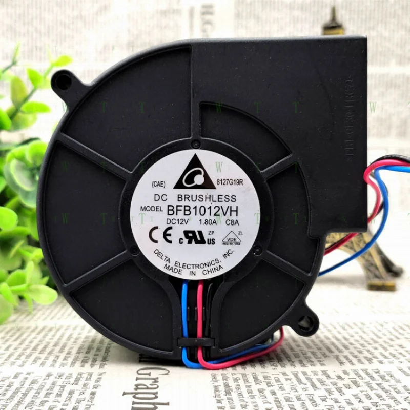 

H 1 pcs for Delta BFB1012VH 9733 12v 1.80A 9CM blower cooling fan