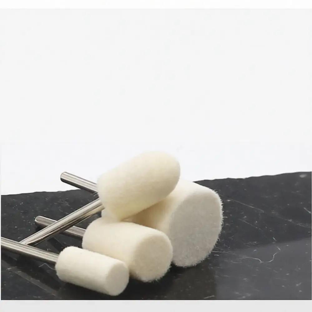 Wool Grinding Polishing Wheel For Huiyan Metal Mold Jade Stone Mirror Finish Burr Bit Rotary Tool Fine Finishing Part