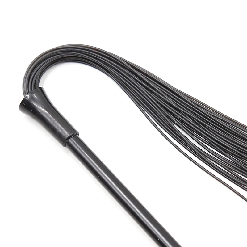 High Quality Silicone Whip Racing Riding Crop Party Flogger Hand Cuffs Queen Black Horse Riding Whip