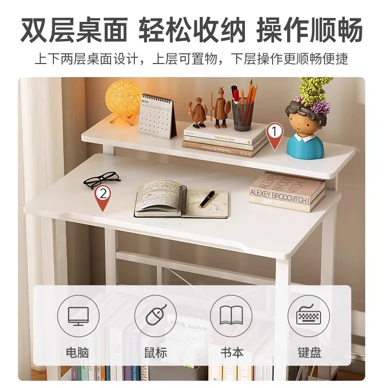 مكتب الكمبيوتر سطح المكتب مكتب منزلي بسيط حديث شقة صغيرة طالب تعلم الكتابة مكتب متنقل