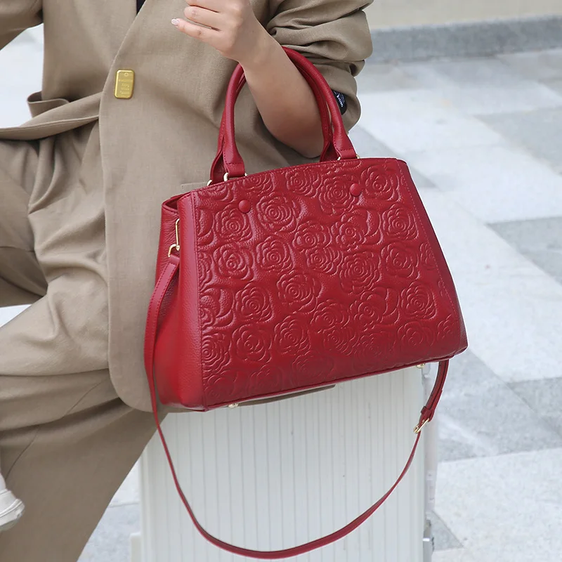 

2025 New Fashion Cow Genuine Real Leather Women Handbags Ladies Shoulder Bags Female Girl Famous Brand Luxury Camera Flap Bag