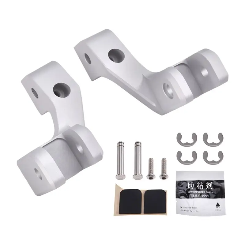Well Motorcycle For BMW R1300R R 1300 RS R 2025 2026 Passenger Footrest Lowering Kit Rear Pedals Adjustment Sliver