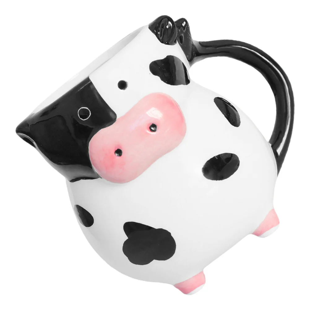 

Ceramic Coffee Mug Large 3D Cow Shaped Cute Office Decor Funny Coffee Cup for Women Unique Cow Mug Mugs for Women