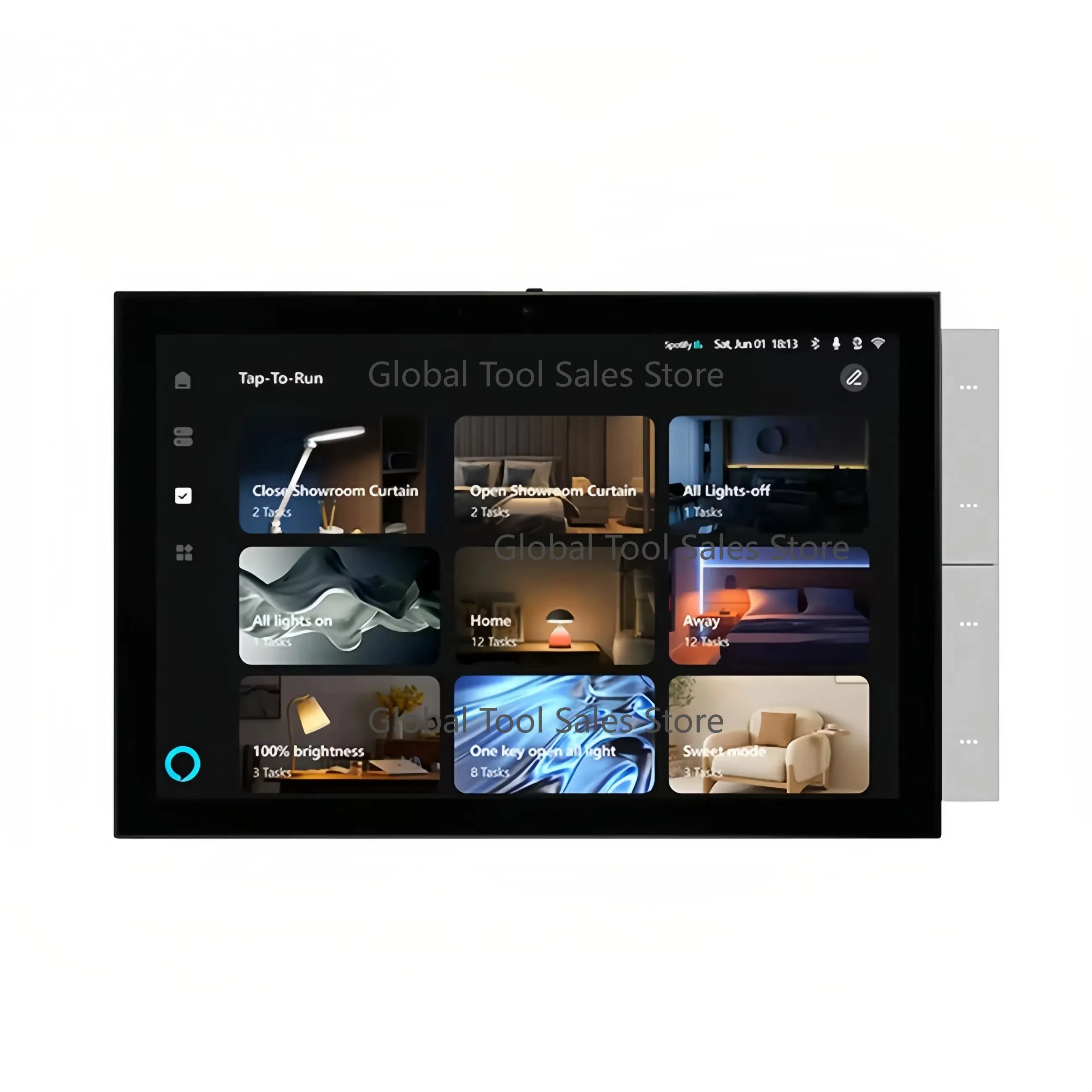 

10.1 Inch Home Control Panel T2E EU/US/Asian Standard Wall Mount Compatible Operation WiFi Home Kits