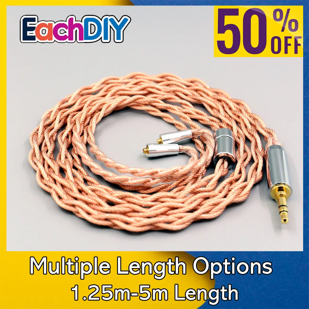 الجرافين 7N OCC التدريع محوري مختلط سماعة كابل ل W40 W50 W60 UM10 UM20 UM30 UM40 UM50 Pro 4 الأساسية LN007772