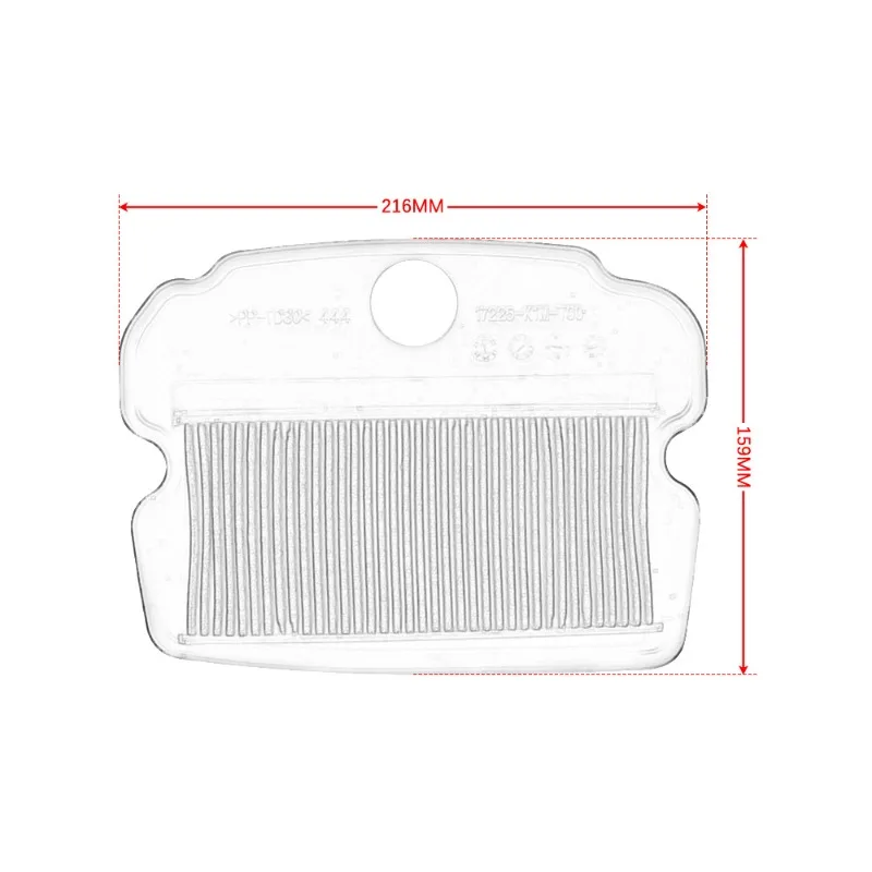 Picture 3: Motorcycle Air Filter For HONDA Wave110s SDH110-23-25 110S 110T Engine Air Intake Cleaner Replacement Parts