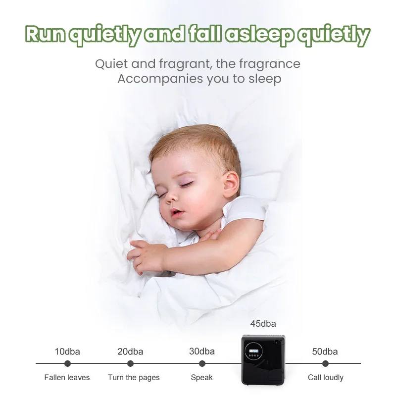 Namste 스마트 에센셜 오일 디퓨저, 아로마 테라피 기계, 공기 향수 키 모델, 공기 청정기, 가전 제품, 300 m³, 200ml 용량